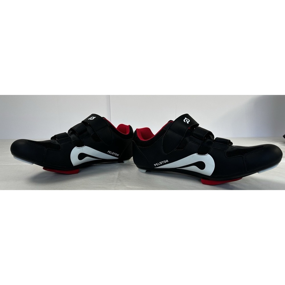 Peloton Black Red Cycling Shoes EU Size 47 Men's Size 13 NO BOX!